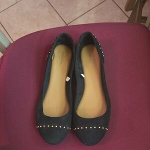 Merona Black Studded Women’s Ballet Flats